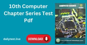 10th Computer Chapter Series Test Pdf